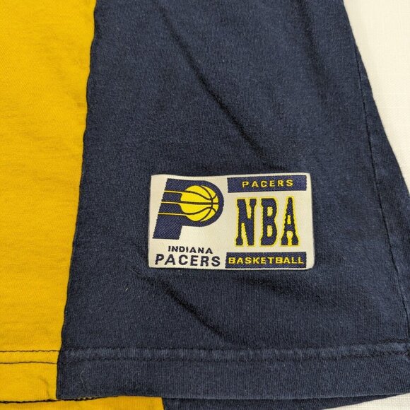 Vintage Indiana Pacers True Fan Genuine Merchandise V-Neck Cotton Shirt XL - Picture 4 of 11
